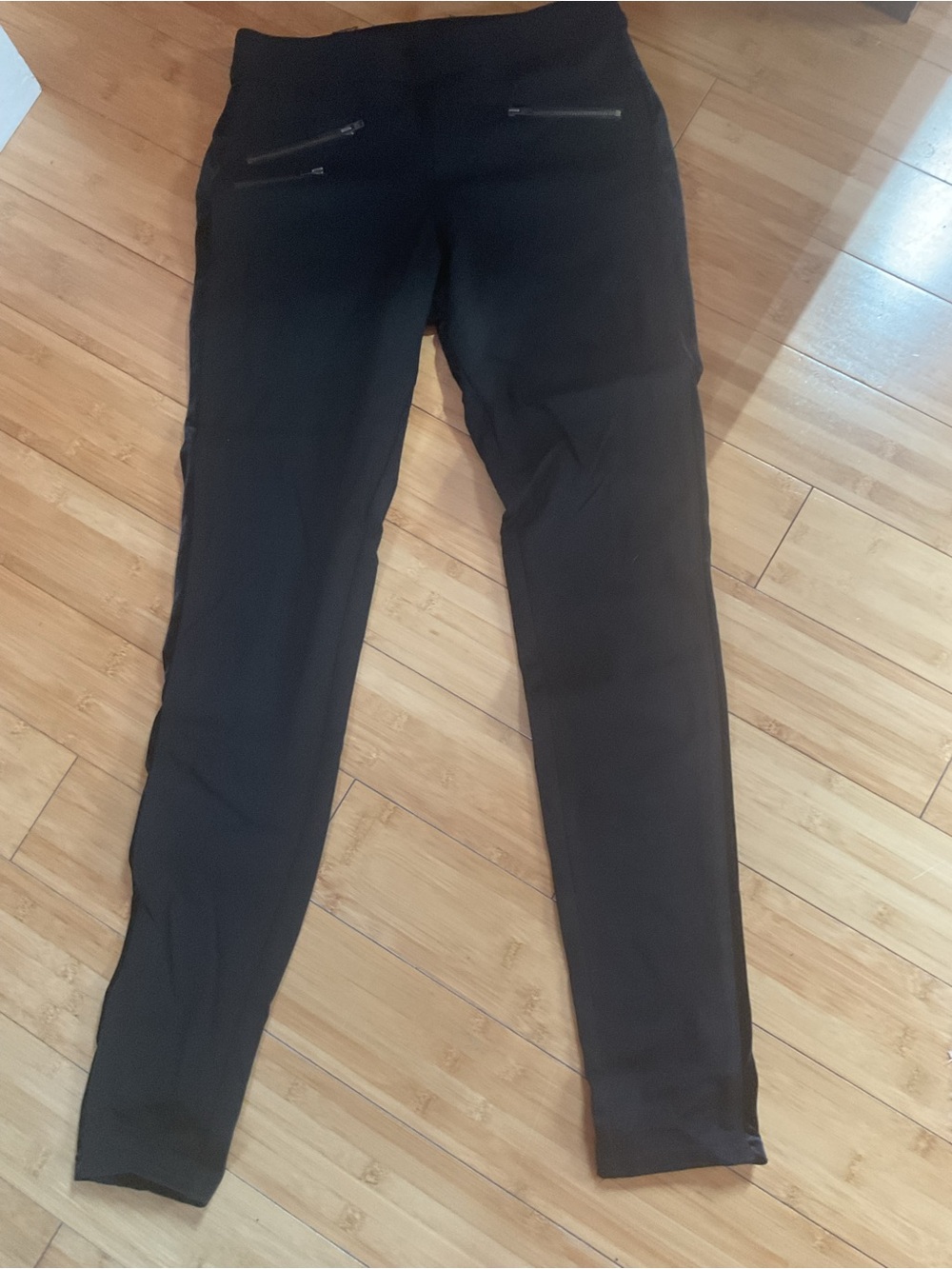 INC pull on pants with velvet side stripe
